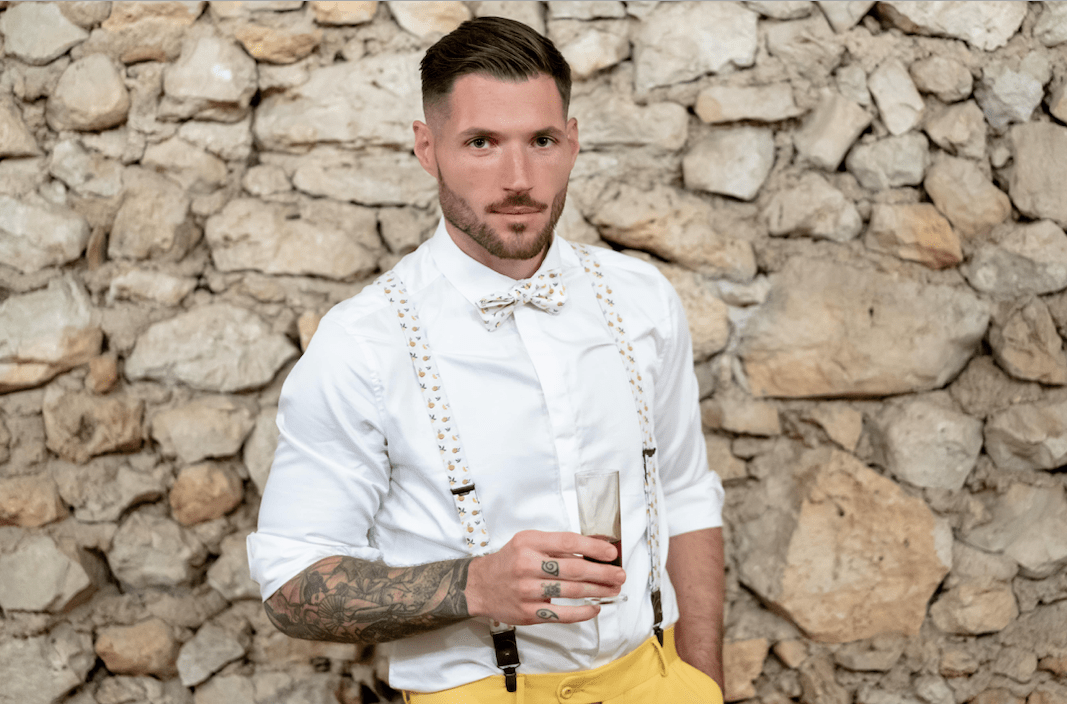 Style homme marié noeud papillon